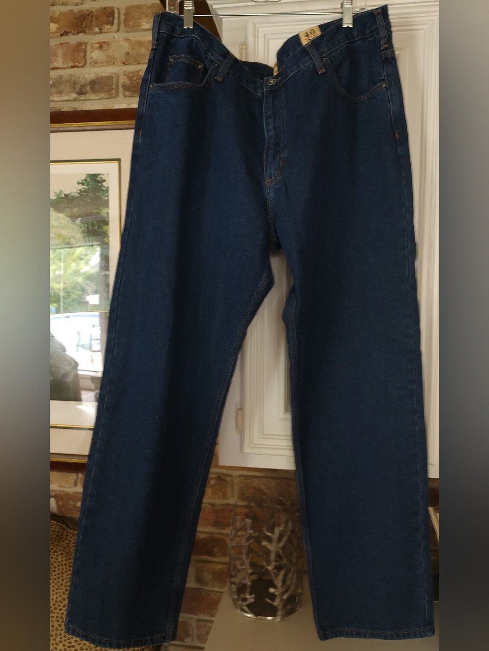 Red Head Men's Dark Blue Straight-Leg Jeans 40x32